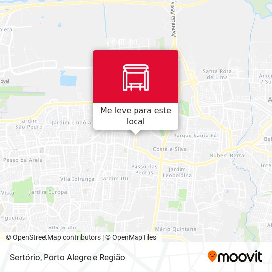 Sertório mapa
