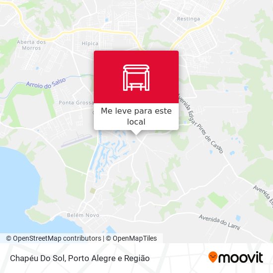 Chapéu Do Sol mapa