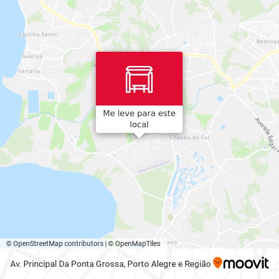 Av. Principal Da Ponta Grossa mapa