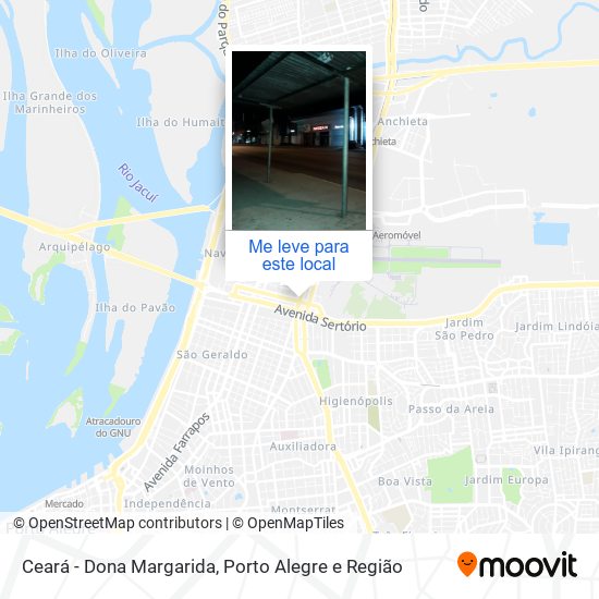 Ceará - Dona Margarida mapa