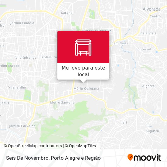 Seis De Novembro mapa