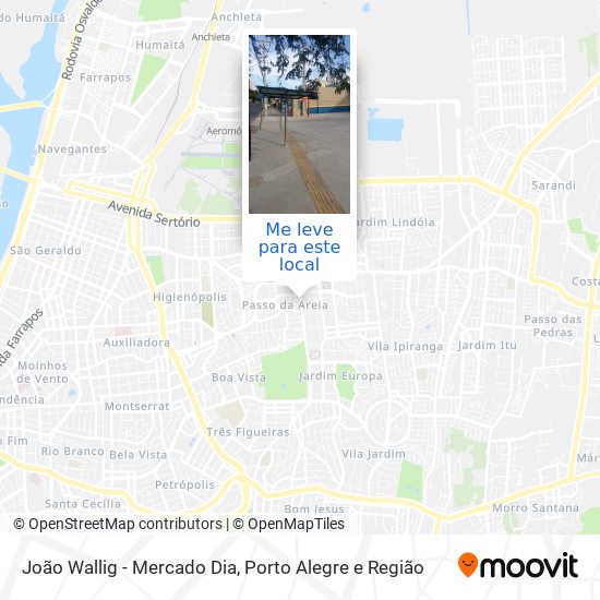 João Wallig - Mercado Dia mapa