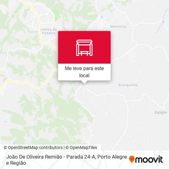 João De Oliveira Remião - Parada 24-A mapa