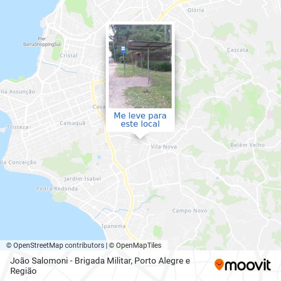 João Salomoni - Brigada Militar mapa