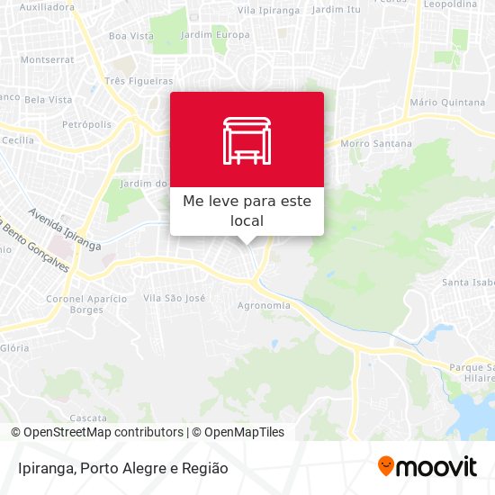 Ipiranga mapa