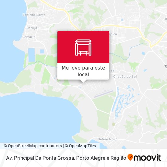 Av. Principal Da Ponta Grossa mapa