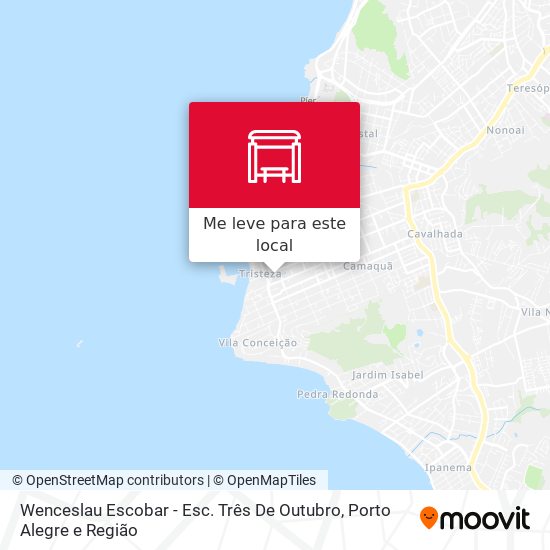 Wenceslau Escobar - Esc. Três De Outubro mapa