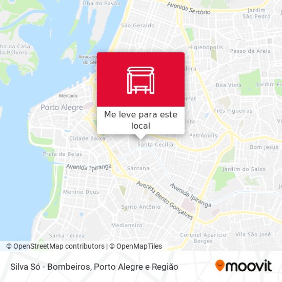 Silva Só - Bombeiros mapa
