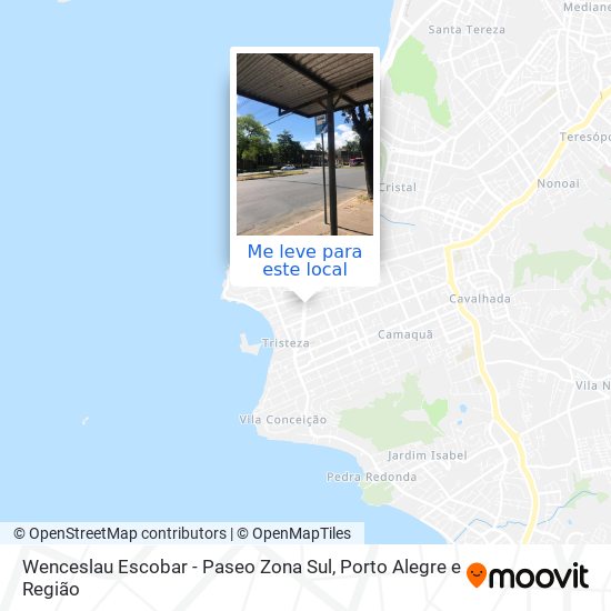 Wenceslau Escobar - Paseo Zona Sul mapa