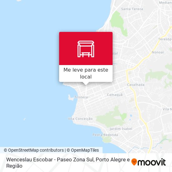 Wenceslau Escobar - Paseo Zona Sul mapa