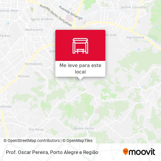 Prof. Oscar Pereira mapa