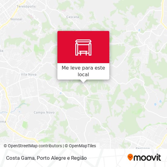 Costa Gama mapa