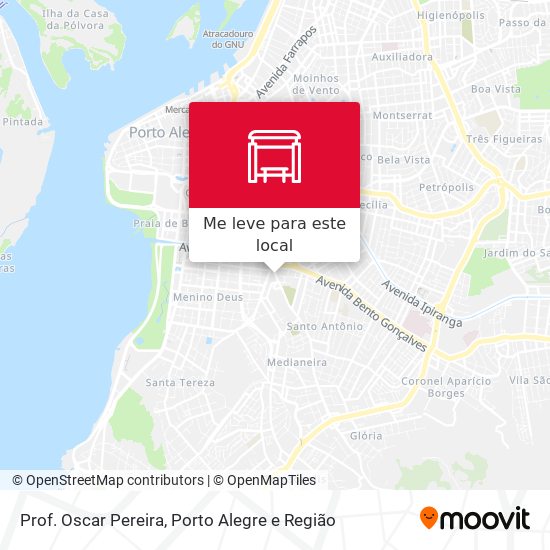 Prof. Oscar Pereira mapa