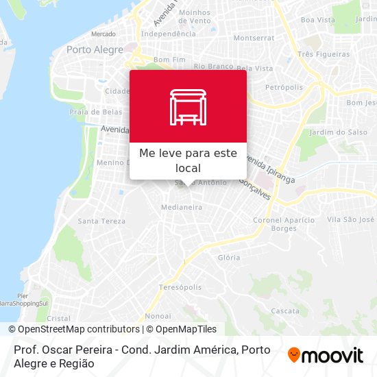 Prof. Oscar Pereira - Cond. Jardim América mapa