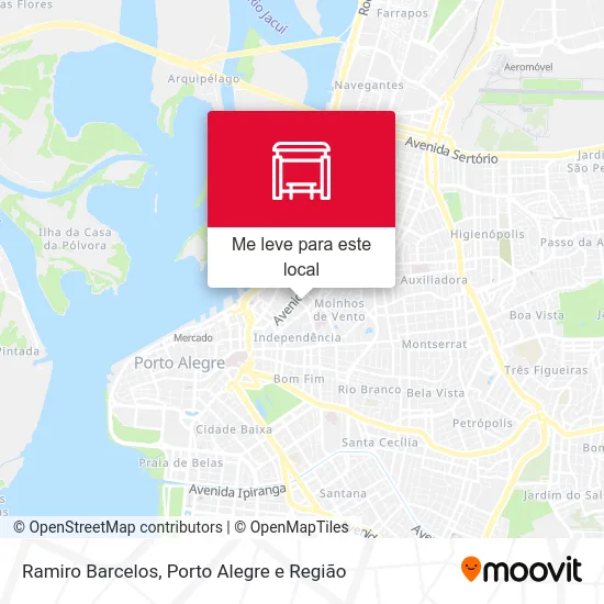 Ramiro Barcelos mapa