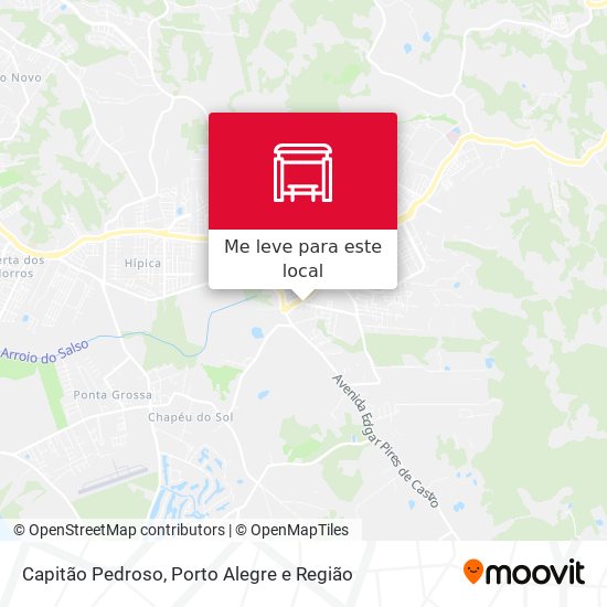 Capitão Pedroso mapa