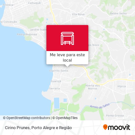 Cirino Prunes mapa