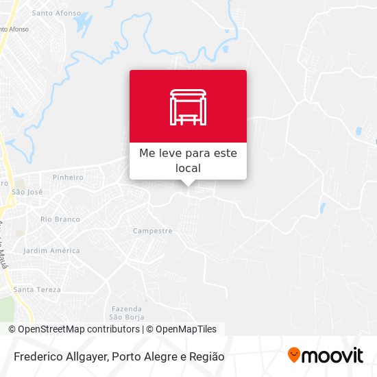 Frederico Allgayer mapa