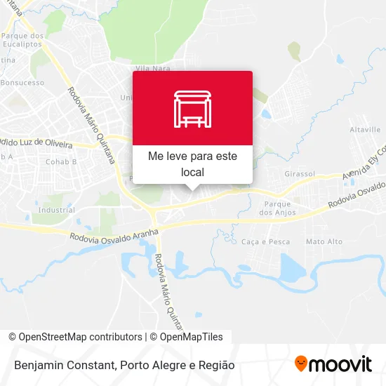 Benjamin Constant mapa