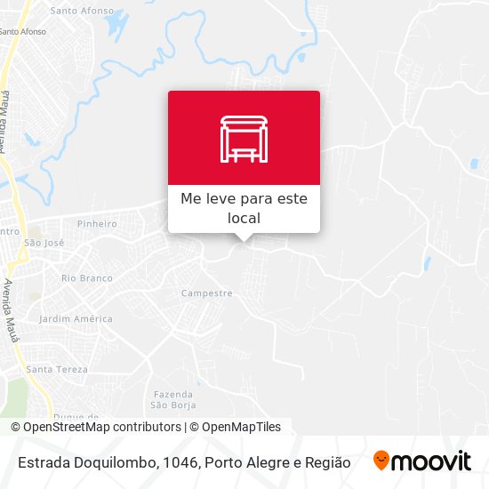 Estrada Doquilombo, 1046 mapa