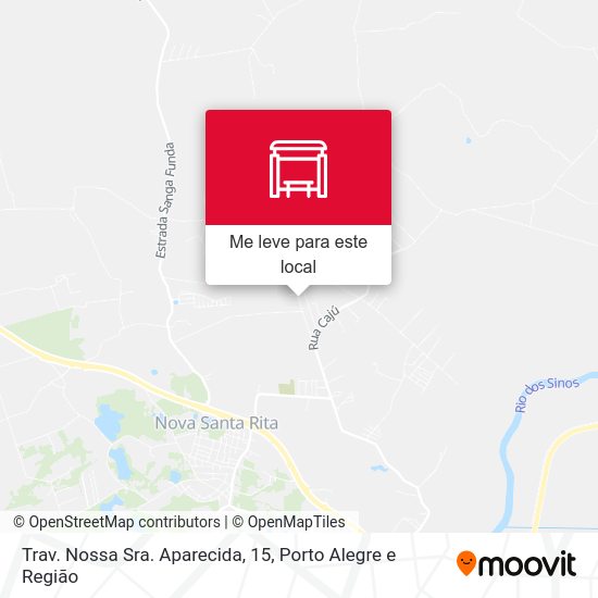 Trav. Nossa Sra. Aparecida, 15 mapa