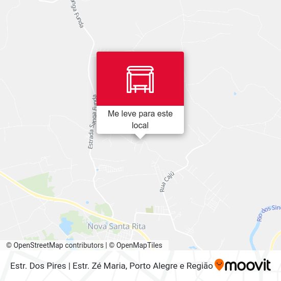 Estr. Dos Pires | Estr. Zé Maria mapa