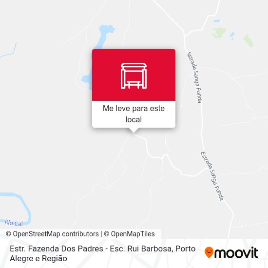 Estr. Fazenda Dos Padres - Esc. Rui Barbosa mapa