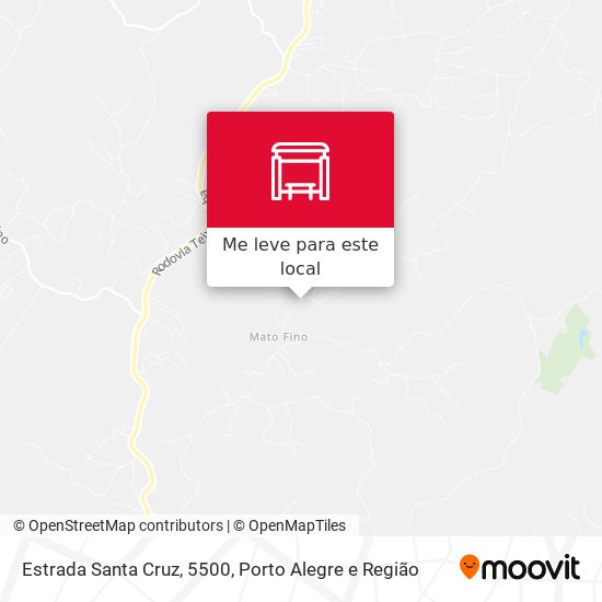 Estrada Santa Cruz, 5500 mapa