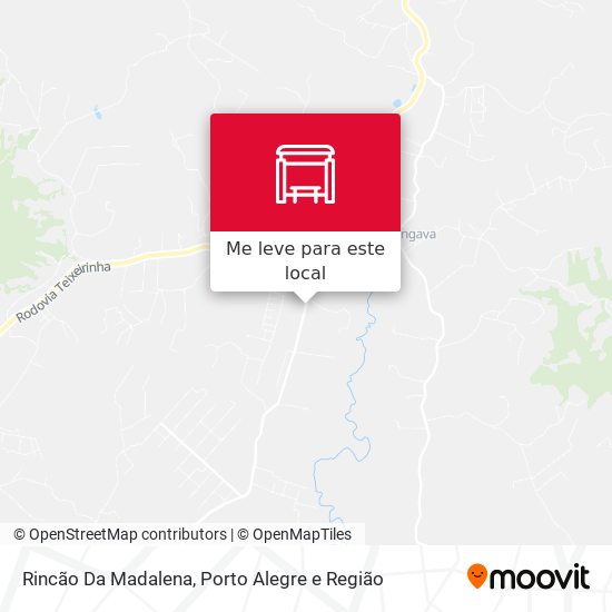 Rincão Da Madalena mapa