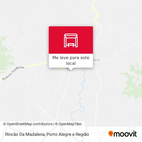 Rincão Da Madalena mapa