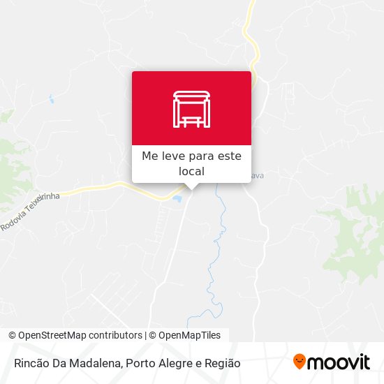 Rincão Da Madalena mapa