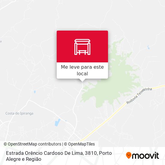 Estrada Orêncio Cardoso De Lima, 3810 mapa