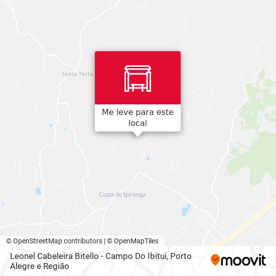 Leonel Cabeleira Bitello - Campo Do Ibitui mapa