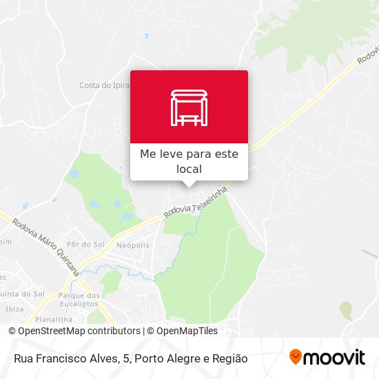 Rua Francisco Alves, 5 mapa