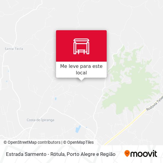 Estrada Sarmento - Rótula mapa