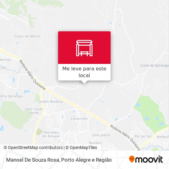 Manoel De Souza Rosa mapa