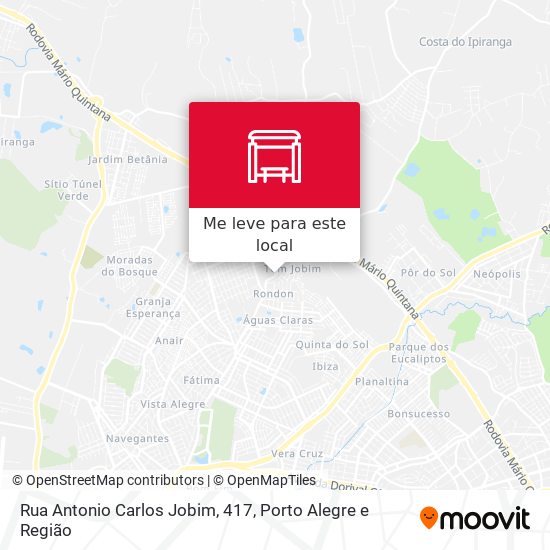 Rua Antonio Carlos Jobim, 417 mapa