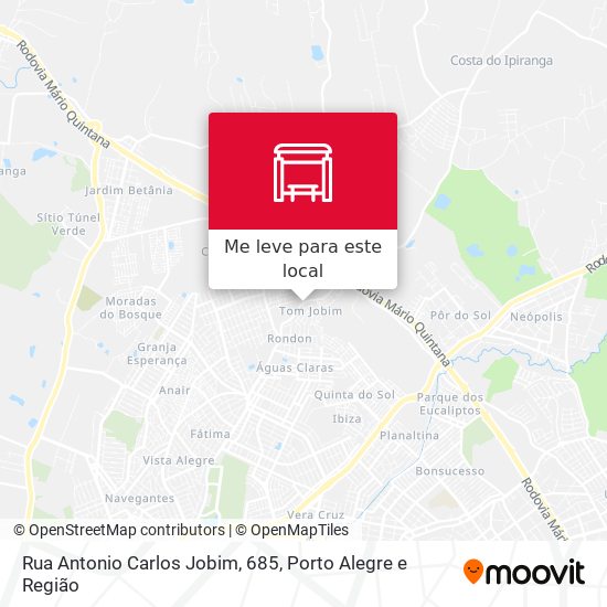 Rua Antonio Carlos Jobim, 685 mapa