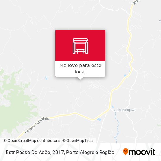 Estr Passo Do Adão, 2017 mapa