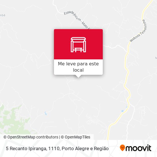 5 Recanto Ipiranga, 1110 mapa