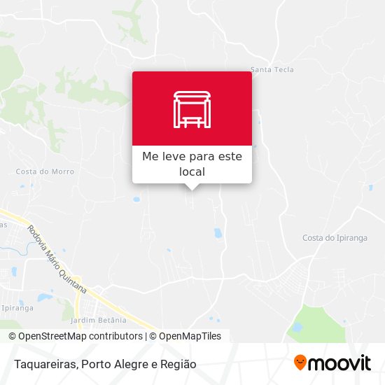 Taquareiras mapa