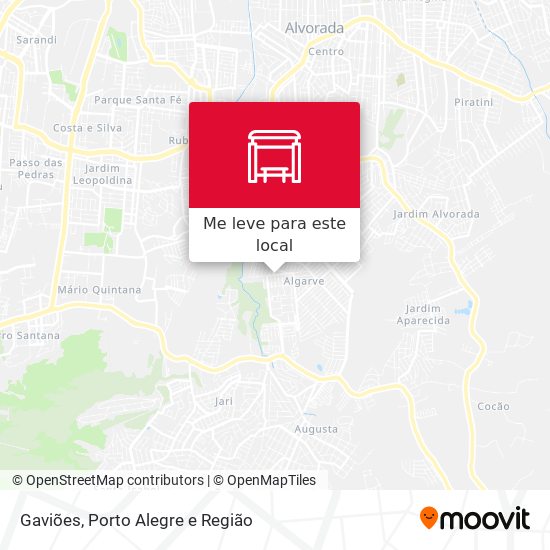 Gaviões mapa