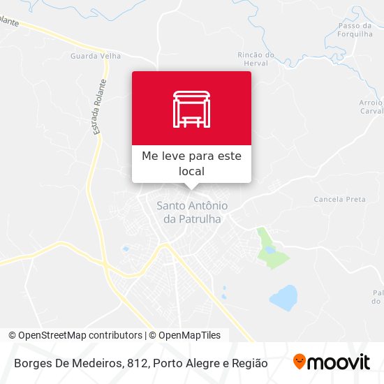 Borges De Medeiros, 812 mapa