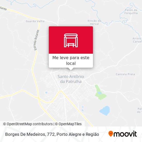 Borges De Medeiros, 772 mapa
