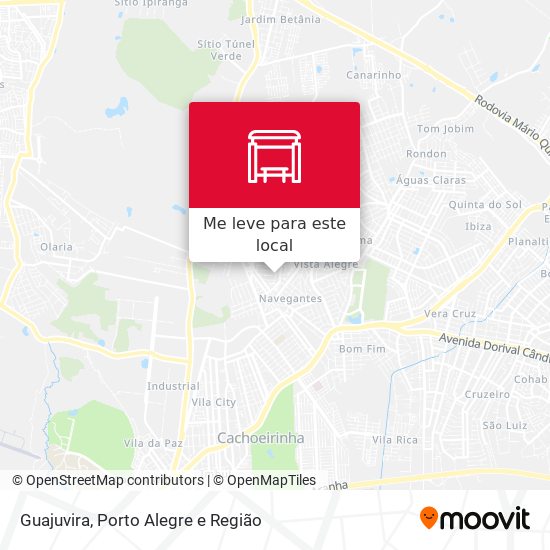 Guajuvira mapa