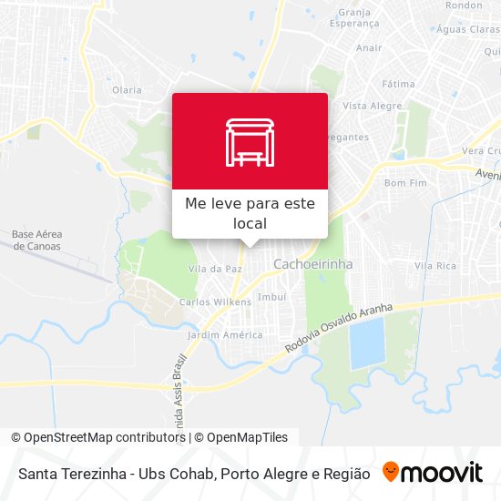 Santa Terezinha - Ubs Cohab mapa