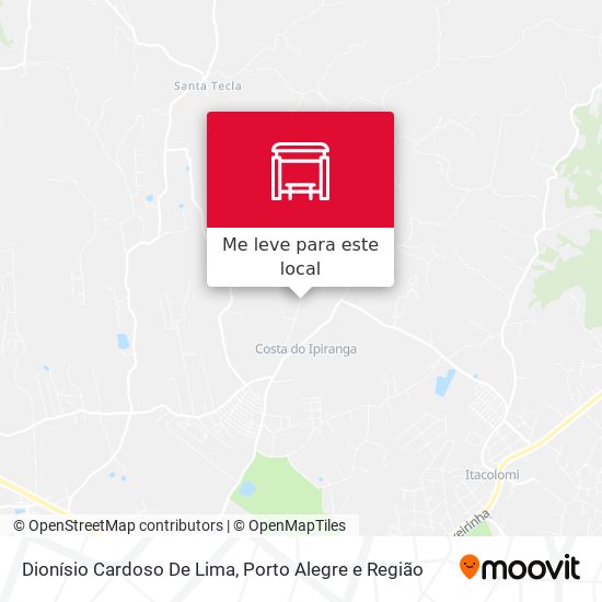 Dionísio Cardoso De Lima mapa