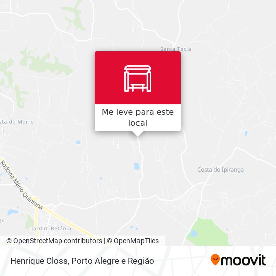 Henrique Closs mapa