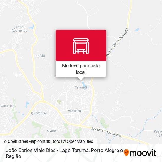 João Carlos Viale Dias - Lago Tarumã mapa