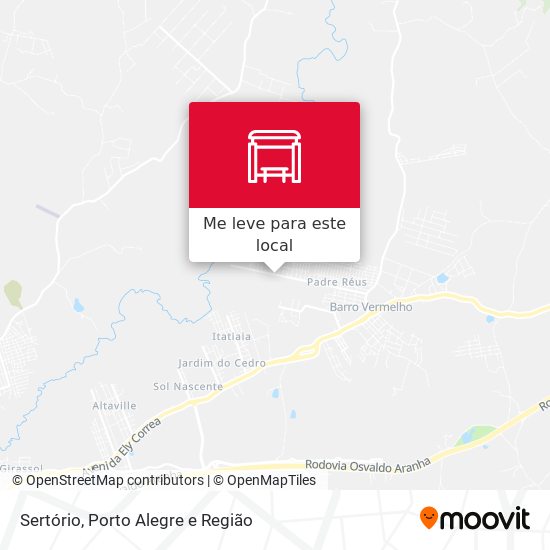 Sertório mapa